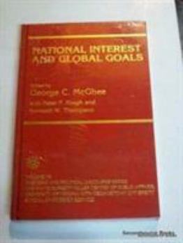 Hardcover National Interest and Global Goals Book