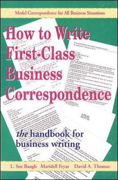 Paperback How to Write First-Class Business Correspondence Book