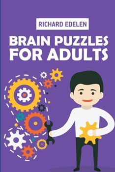 Paperback Brain Puzzles For Adults: Nondango Puzzles Book