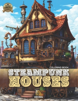 Paperback Steampunk Houses: Adult Coloring Book