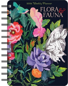 Calendar Flora & Fauna 2026 Weekly Planner Calendar Book