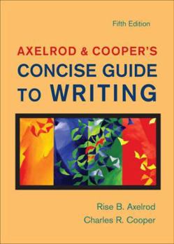 Paperback Axelrod & Cooper's Concise Guide to Writing Book