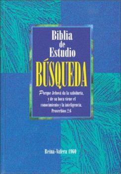 Hardcover Biblia de Estudio Busqueda-RV 1960 = Quest Study Bible-RV 1960 [Spanish] Book