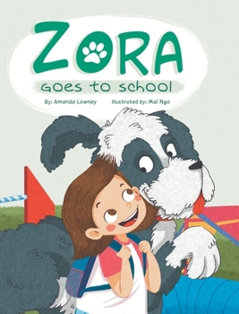 Hardcover Zora Goes To School [Large Print] Book