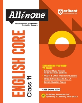 Paperback AIO CBSE English Core 11th Book