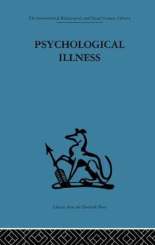 Paperback Psychological Illness: A community study Book