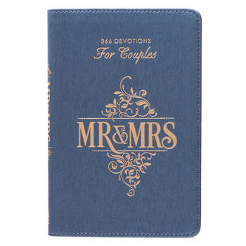 Mr & Mrs Devotions For Couples in LuxLeather