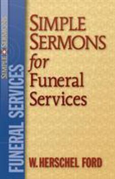 Paperback Simple Sermons for Funeral Services Book