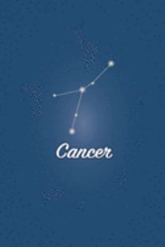 Paperback Cancer: Star Sign Dot Grid Journal for Cancerians (6"x9") 120 Pages Book