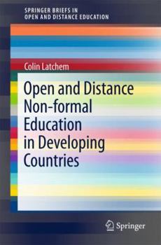 Paperback Open and Distance Non-Formal Education in Developing Countries Book