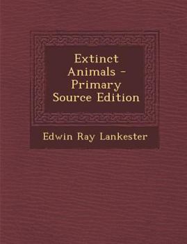 Paperback Extinct Animals Book