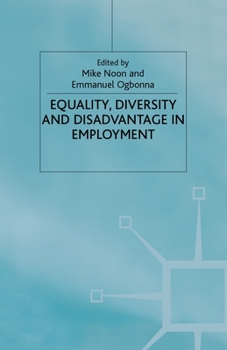 Paperback Equality. Diversity and Disadvantage in Employment Book