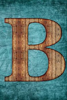 Monogrammed Notebook - B: Initial B College Ruled Journal - Vintage Steampunk Tall Ship Design (6"x9" Notebook Lined A5 150 pages)