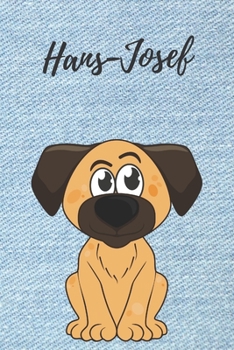 personalisiertes Notizbuch Hunde  / Malbuch / Kritzelbuch / Tagebuch / Notizheft / Journal / DIN A5 / Geschenke Hans-Josef: individuelles ... Geschenk für Männer. (German Edition)