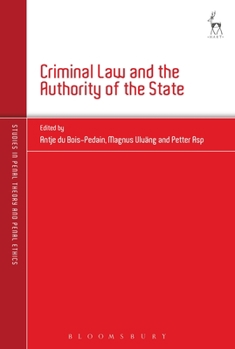 Hardcover Criminal Law and the Authority of the State Book