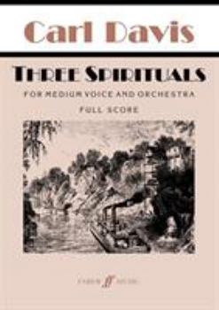 Paperback Three Spirituals: For Medium Voice and Orchestra, Full Score Book