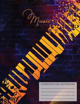 Paperback Music Composition Notebook Book