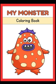 Paperback Best Monster Writing and Coloring Book for Kids all ages ( 3 -12) Book