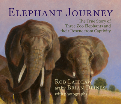 Hardcover Elephant Journey: The True Story of Three Zoo Elephants and Their Rescue from Captivity Book