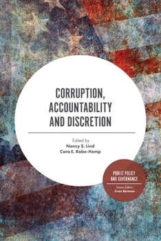 Hardcover Corruption, Accountability and Discretion Book