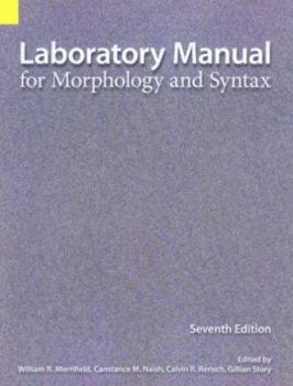 Spiral-bound Laboratory Manual for Morphology and Syntax Book