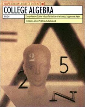 Paperback HarperCollins College Outline College Algebra Book