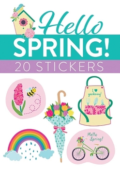 Paperback Hello Spring! 20 Stickers Book