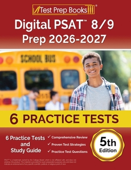 Paperback Digital PSAT 8/9 Prep 2025-2026: 6 Practice Tests and Study Guide [5th Edition] Book