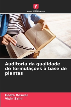 Paperback Auditoria da qualidade de formulações à base de plantas [Portuguese] Book