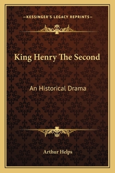 Paperback King Henry The Second: An Historical Drama Book