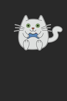 Cat Gamer Notebook - Player Journal Planner: Computer Console Video Games Organizer For Men Women Kids