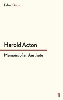 Paperback Memoirs of an Aesthete Book