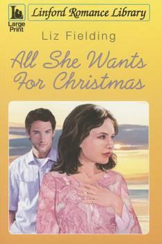 Paperback All She Wants for Christmas [Large Print] Book