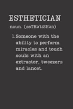 Esthetician: Beauty Gifts - Small Lined Notebook (Card Alternative) (Definition, Humor)