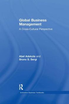 Paperback Global Business Management: A Cross-Cultural Perspective Book