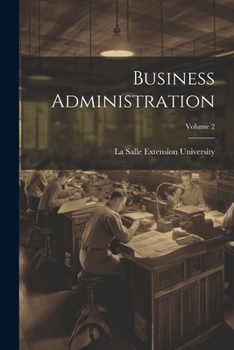 Paperback Business Administration; Volume 2 Book