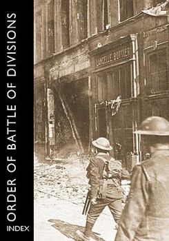 Hardcover Order of Battle of Divisions, Index Book