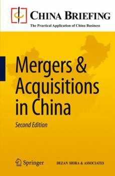 Paperback Mergers & Acquisitions in China Book