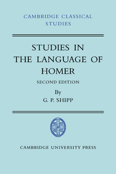 Paperback Studies in the Language of Homer Book