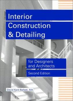 Hardcover Interior Construction and Detailing for Designers and Architects Book