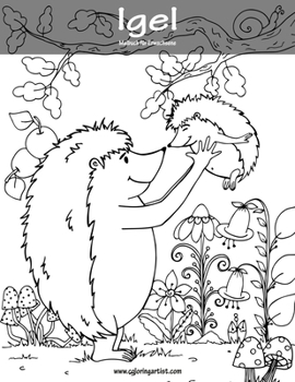 Paperback Igel-Malbuch für Erwachsene 1 [German] Book