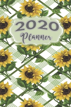 Paperback 2020 Planner: Monthly Planner, Weekly Planner, 2020 Calendar, Schedule Organizer, Monthly Calendar, Monthly Habit Tracker, Motivatio Book