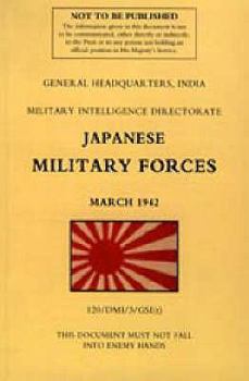 Paperback Japanese Military Forces (March 1942) Book