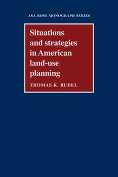 Paperback Situations and Strategies in American Land-Use Planning Book