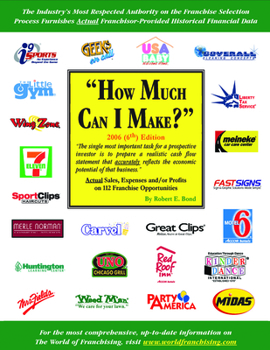 Paperback How Much Can I Make? 2006: Actual Sales, Expenses, And/Or Profits on 112 Franchise Opportunities Book