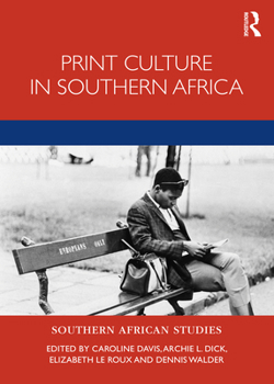 Paperback Print Culture in Southern Africa Book