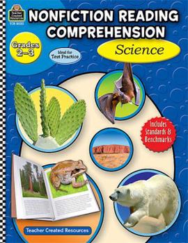 Paperback Nonfiction Reading Comprehension: Science, Grades 2-3 Book