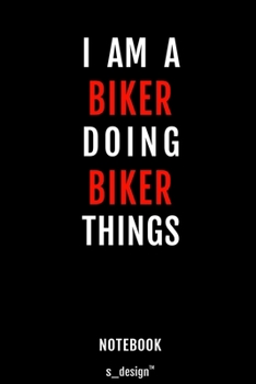Notebook for Bikers / Biker: awesome handy Note Book [120 blank lined ruled pages]