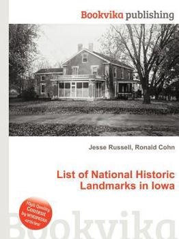 Paperback List of National Historic Landmarks in Iowa Book
