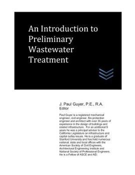 Paperback An Introduction to Preliminary Wastewater Treatment Book